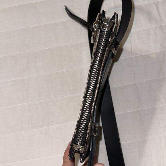 Rebecca Minkoff NWOT L-XL Animal Print Brown Tan Black Mini Belt Bag - Picture 5 of 15